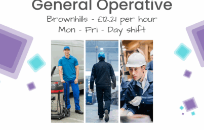 General Operative – Brownhills – £12.21 p/h